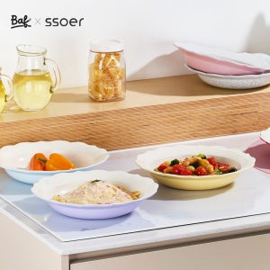 BAF SSOER 콜라보 IH 요리접시 라운드 만능 원형 요리팬 세라믹 코팅 프라이팬