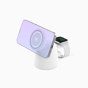 엑토 맥세이프 15W 스마트폰 아이폰 애플워치 2in1 고속 무선 충전기 거치대 MTA-66