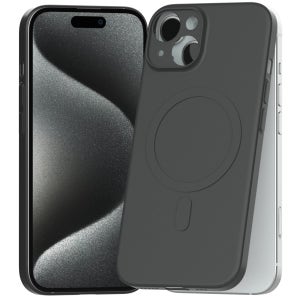 가꼬싶다 맥세이프 0.3mm 지문방지 생폰 슬림 풀커버 케이스 블랙, 아이폰14