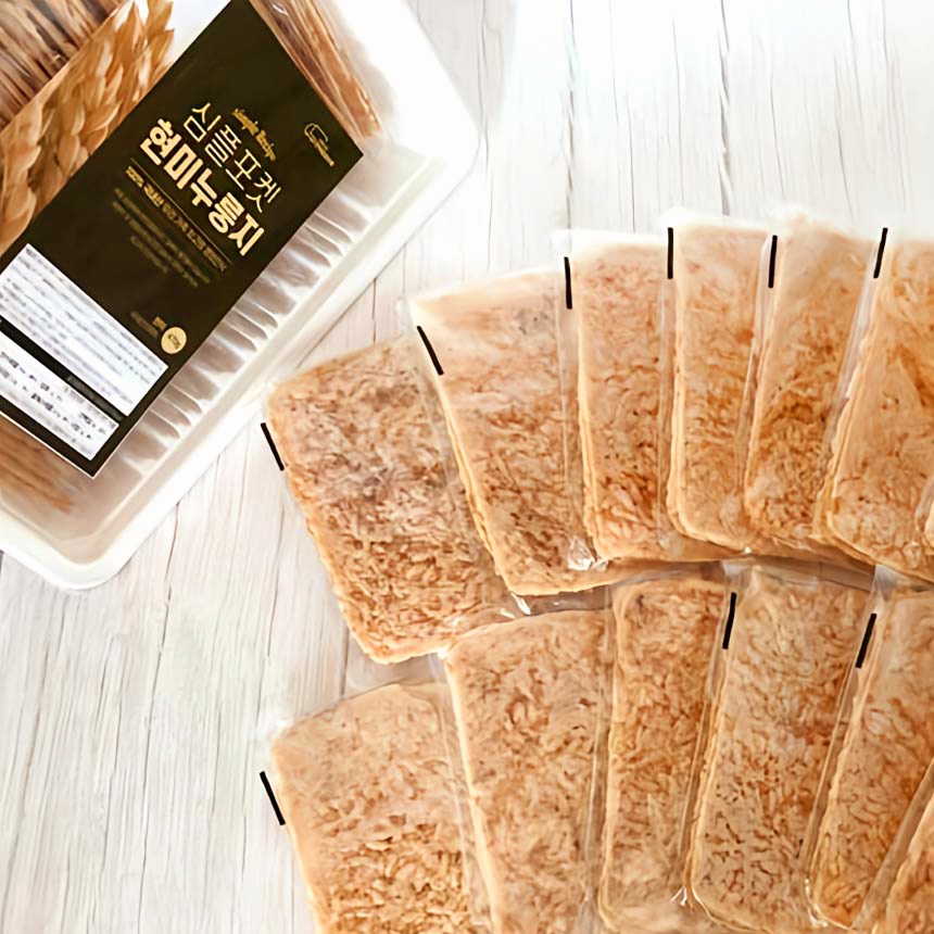 현미 누룽지 과자 무설탕 수제 구운 바삭 국산 쌀과자 사무실 어르신 임산부 탕비실 간식