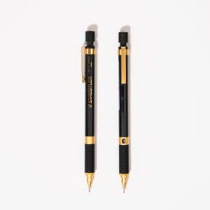 스테들러 925 35 로프트 한정판 블랙골드 0.5mm 고급 샤프(가죽케이스 포함)