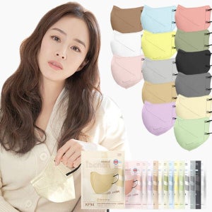 미라클하우스 아이바나리 KF94 김태희 마스크 대형 클린화이트 10매 새부리형 583915