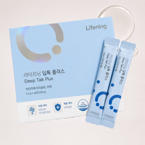 [최신정품] 인셀덤 ICD 라이프닝 딥톡스 딥톡플러스 차전자피 식이섬유 유산균 330g, 60포
