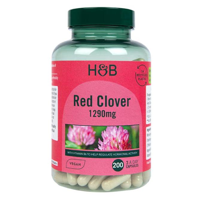 Holland &amp; Barrett 홀랜드 앤 바렛 <b>레드 클로버 추출물</b> 200캡슐
