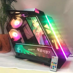 호환 게이밍 데스크탑 미들타워 카페 조명판 빅타워케이스 본체