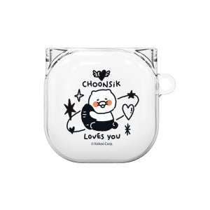 버즈2프로 버즈2 버즈프로 버즈라이브 호환 카카오프렌즈 춘식이 두들두들 투명슬림 케이스 S2B