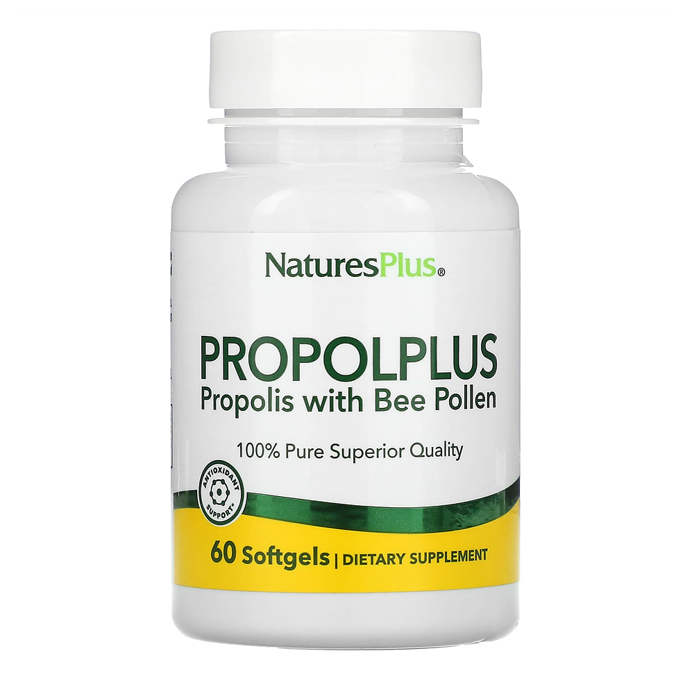 <b>NaturesPlus</b> 프로폴플러스 비폴렌 100%퓨어 소프트젤 60정