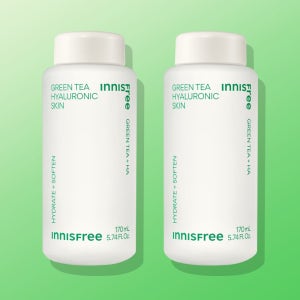 [더블구성] 이니스프리 그린티 히알루론산 스킨 / 저자극 수부지 속건조 170ml, 2개