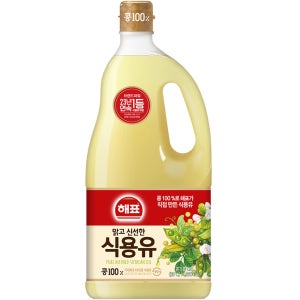 사조 해표 콩 식용유 1.8L x 2개 콩기름