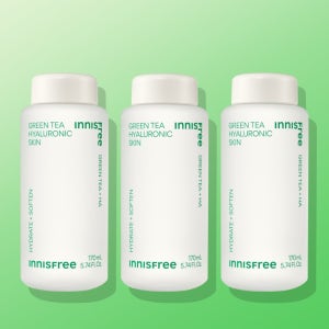 이니스프리 그린티 히알루론산 스킨 / 저자극 수부지 속건조 170ml, 3개