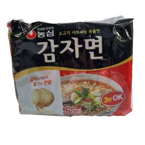 농심 감자면 117g 5입 멀티팩 x4개(소비기한 26년 8월 1일 이후)