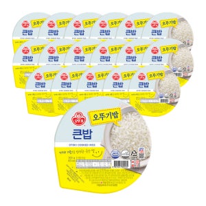 오뚜기 맛있는 오뚜기밥 큰밥 300g, 18개