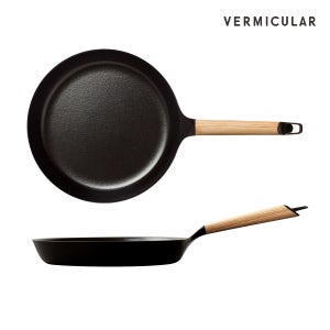 버미큘라 주물 법랑 무쇠 프라이팬 일반팬 28cm, 오크