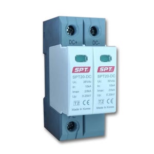 [서지프로텍터] DC24V 서지보호기 SPD Imax 20kA 병렬연결타입 낙뢰보호장치