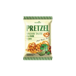 삼진 미니 프레첼 / 프레즐 과자 와사비, 70g, 5개