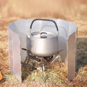 캠핑 10단 접이식 버너 바람막이 WIN-10