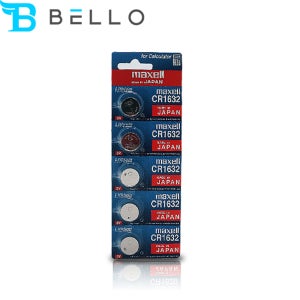 알카라인 리튬 코인 건전지 CR1632 맥셀 (5개입)