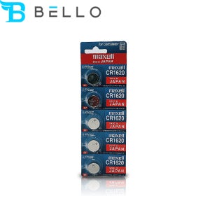 알카라인 리튬 코인 건전지 CR1620 맥셀 (5개입)