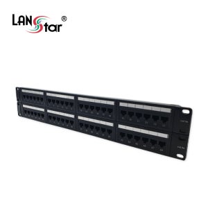 랜스타 LS-EPLB-48P19 패치판넬 CAT5E 48포트 19인치 허브랙/서버랙용