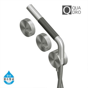 콰드로 Q시리즈 2WAY 샤워욕조용 매립믹서 세트 1868AS 무광 스테인레스
