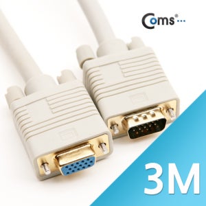 RGB연장케이블 3M MF 암수 VGA D-sub 15핀 모니터연결선 C0194LC