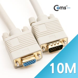 RGB연장케이블 10M MF 암수 VGA D-sub 15핀 모니터연결선 C0197LC