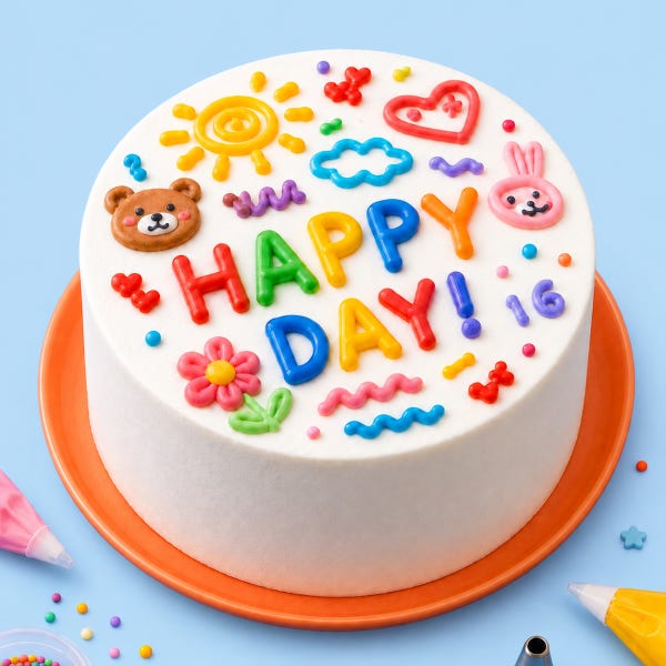 케이크만들기 레터링 생일 맞춤 케이크 주문 제작 밀키트 세트 DIY 전국 택배 배송