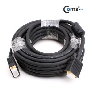 RGB케이블 블랙 10M 모니터연결선 VGA D-SUB 알지비15핀케이블 C3817LC