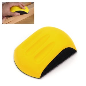 마우스형 핸드샌더기 수동 샌딩기 사포 홀더 벨크로패드 RE 125mm