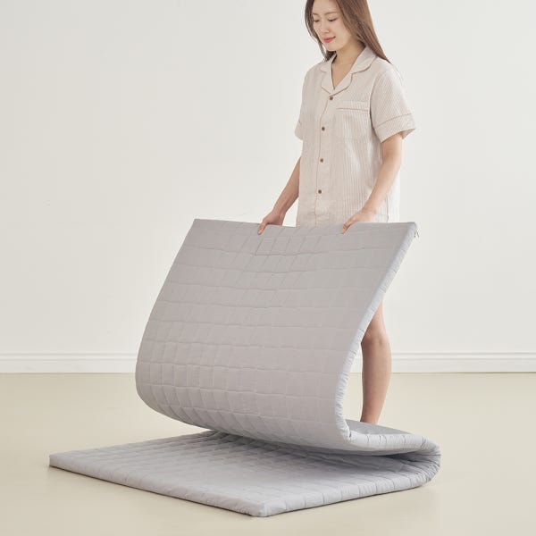 꼬메벨로 푹신한 토퍼 접이식 돌 침대 매트리스 MS 3cm