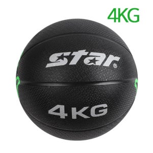 스타 메디신볼 4kg ER151 스트레칭 크로스핏 헬스 근력 밸런스 복근 운동