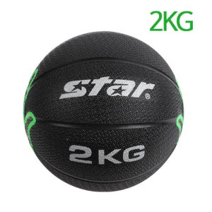 스타 메디신볼 2kg ER151 스트레칭 크로스핏 헬스 근력 밸런스 복근 운동