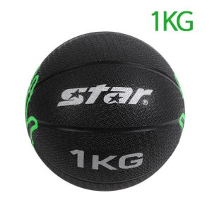 스타 메디신볼 1kg ER151 스트레칭 크로스핏 헬스 근력 밸런스 복근 운동