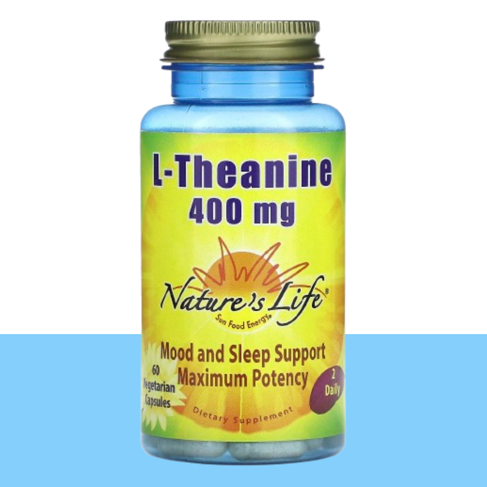 <b>네이처스라이프</b> 테아닌 L테아닌 엘테아닌 400mg 베지캡슐 60정