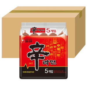 농심 신라면 봉지라면 120gX40봉 1박스