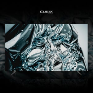 큐빅스 구글 스마트 QLED 139cm(55인치) UHD 4K TV 에너지효율 1등급