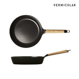 버미큘라 주물 법랑 무쇠 프라이팬 깊은팬 Deep 26cm, 오크