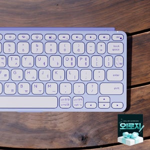 로지텍코리아 KEYS-TO-GO 2 휴대용 사무용 무선 블루투스 키보드 라일락, 팬터그래프