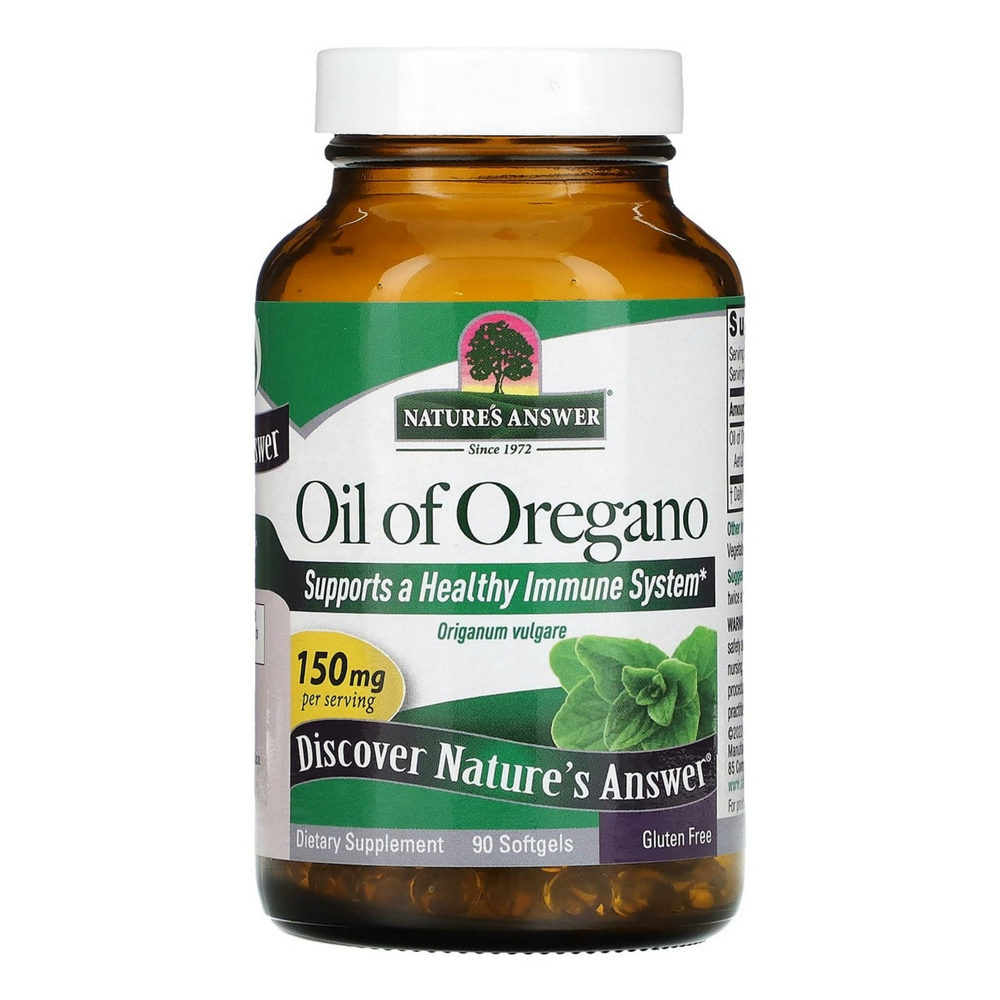 네이처스엔서 <b>오레가노 오일 150mg</b> 90소프트젤