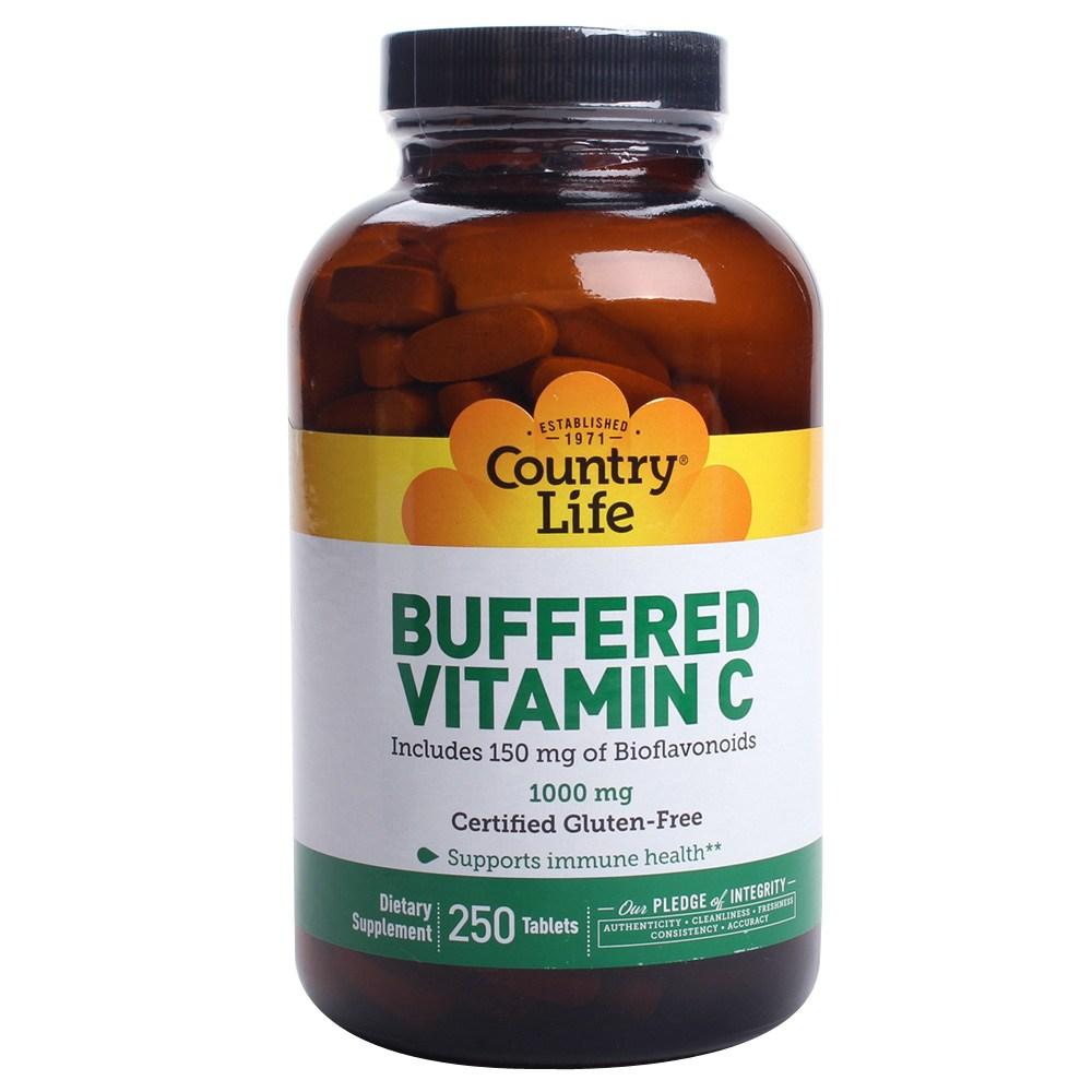 <b>컨트리라이프</b> 버퍼드 <b>비타민 C</b> 1000mg 250정