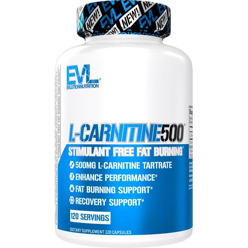 Evlution Nutrition L<b>카르니틴 500mg</b> 120정