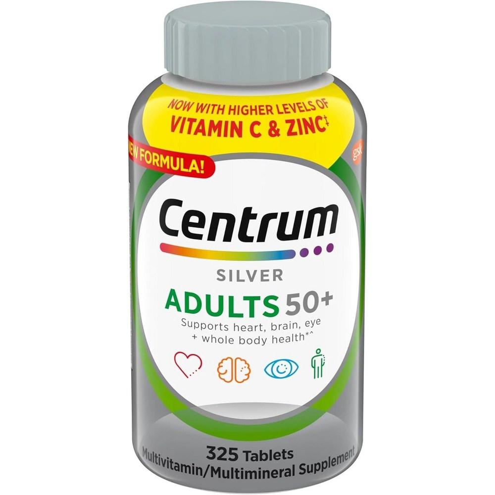 센트룸 Silver Adults 50+ <b>Multivitamin</b> 325정