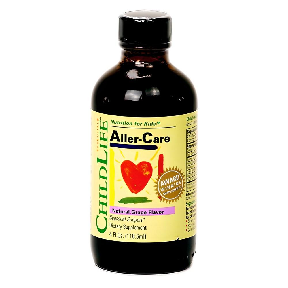 차일드라이프 비타민 어린이 내추럴 맛 포도 <b>알러</b><b>케어</b> 118.5ml