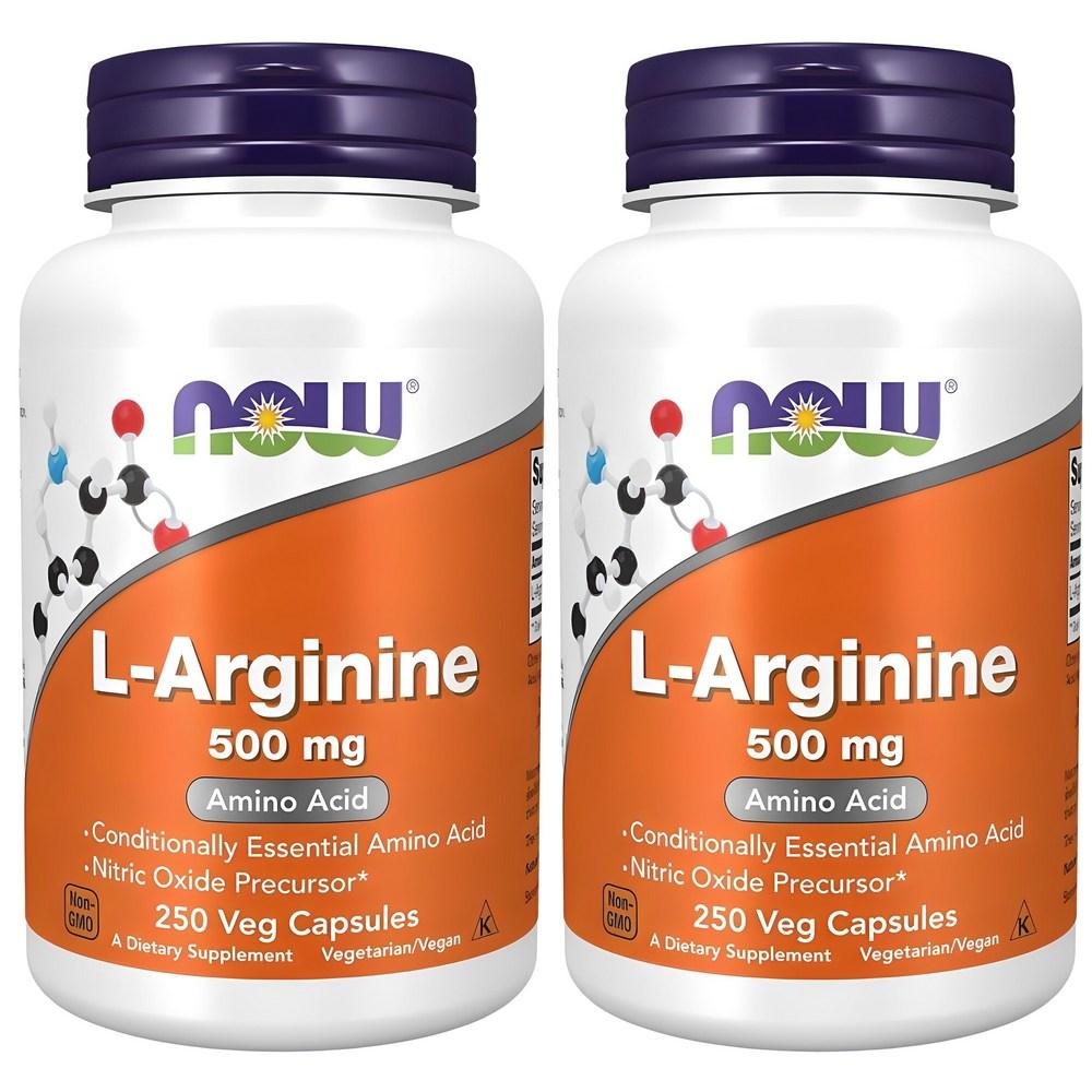나우푸드 L<b>아르기닌 500mg</b> 250정 2개