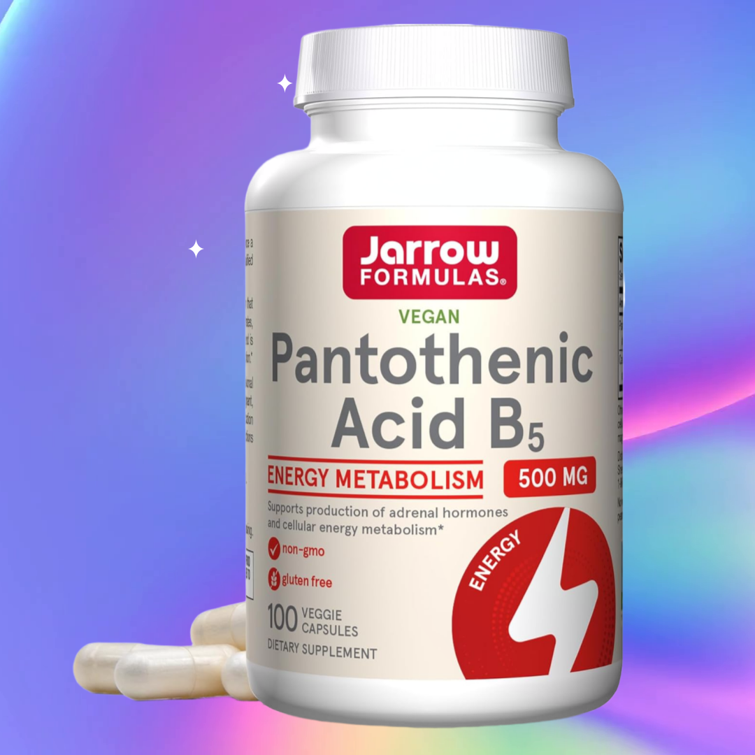 Jarrow 자로우 포뮬러스 <b>판토텐산</b> B5 500mg 캡슐 100정