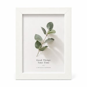 사진액자 4x6사이즈 대국액자 4x6 액자 탁상겸용, 화이트