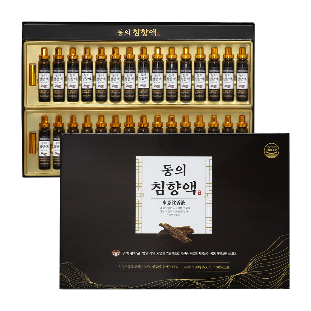 <b>경희</b> 동의침향액 30병 앰플 침향 <b>마카</b> 동충하초 선물 피로회복