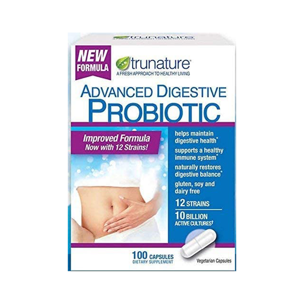 1+ 1 트루네이쳐 유산균 어드밴스드 다이제스티브 프로바이오틱 100 캡슐