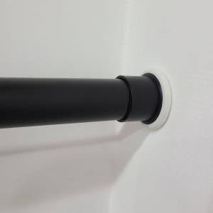 힘센압축봉 360-410cm 블랙 커튼봉 무타공 32MM 두꺼움
