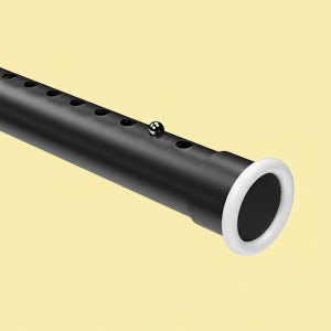 압축봉 무타공 커튼봉 옷걸이 행거 힘센 360-410cm 블랙